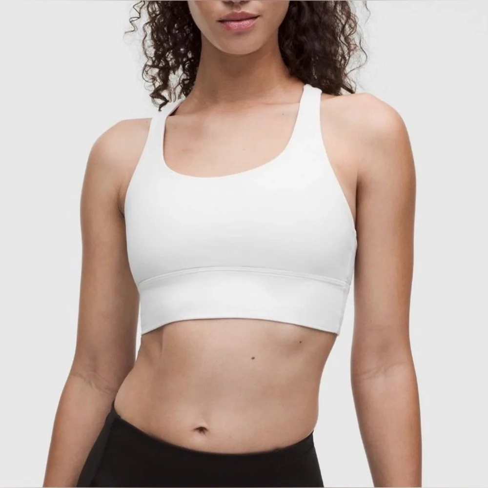 White Women's Sports Bra Lululemon